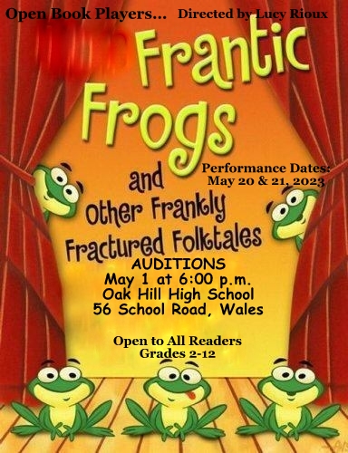 UPCOMING AUDITIONS…